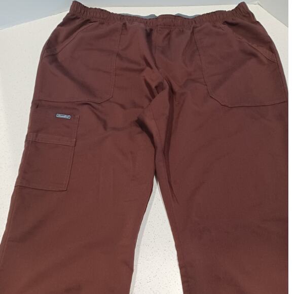 SANIBEL SCRUBS Uniforms Pants Browm Plus Size 2XL - Picture 1 of 6